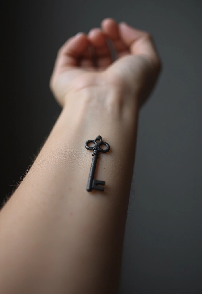 25 Small Tattoo Inspirations You’ll Absolutely Adore! - 11. Tiny Key