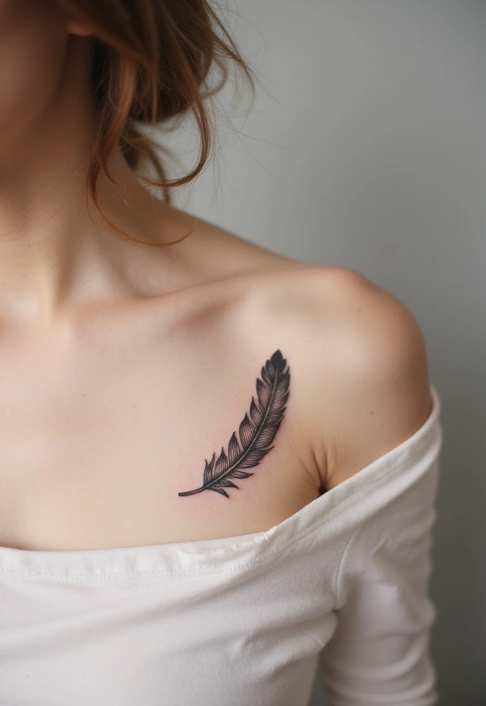 25 Small Tattoo Inspirations You’ll Absolutely Adore! - 15. Small Feather