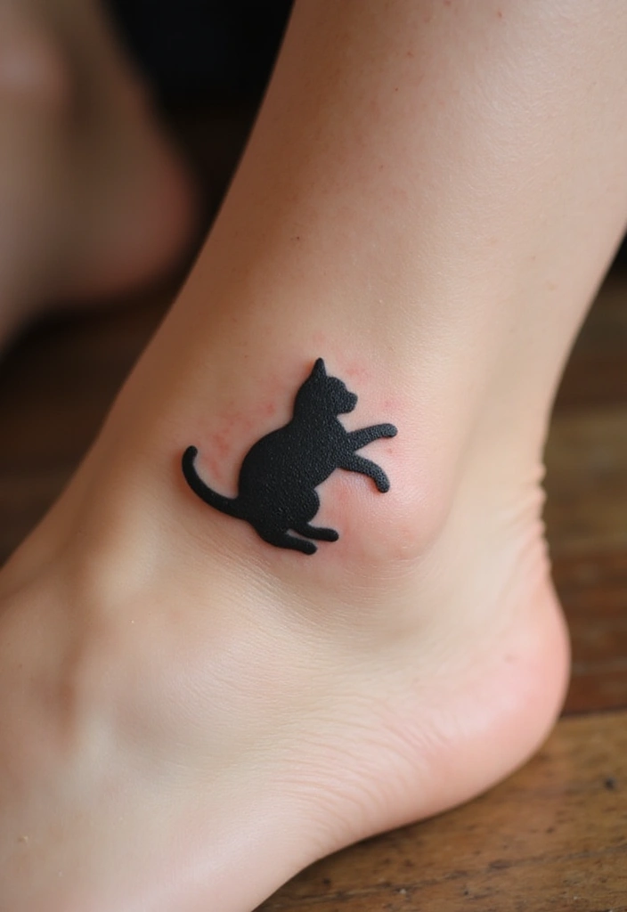 25 Small Tattoo Inspirations You’ll Absolutely Adore! - 9. Cute Animal Silhouette