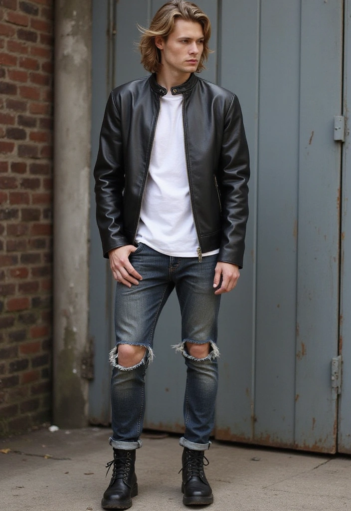 25 Streetwear Looks That'll Make You the Trendsetter of Your Crew! - 12. Edgy Leather Styles