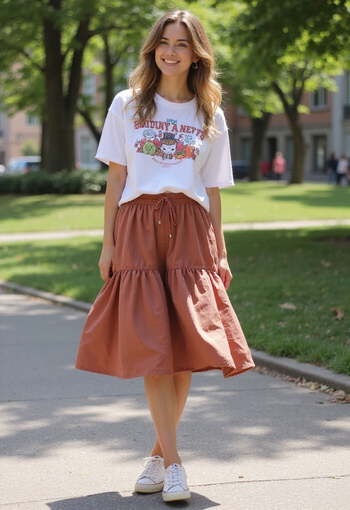 25 Streetwear Looks That'll Make You the Trendsetter of Your Crew! - 13. Feminine Touches with Streetwear