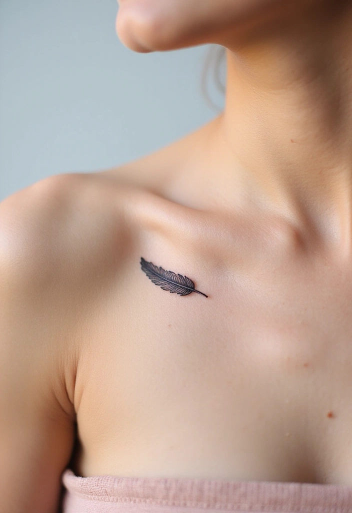 25 Trendy Small Tattoos That Everyone Will Be Talking About This Year! - 16. Feather Designs