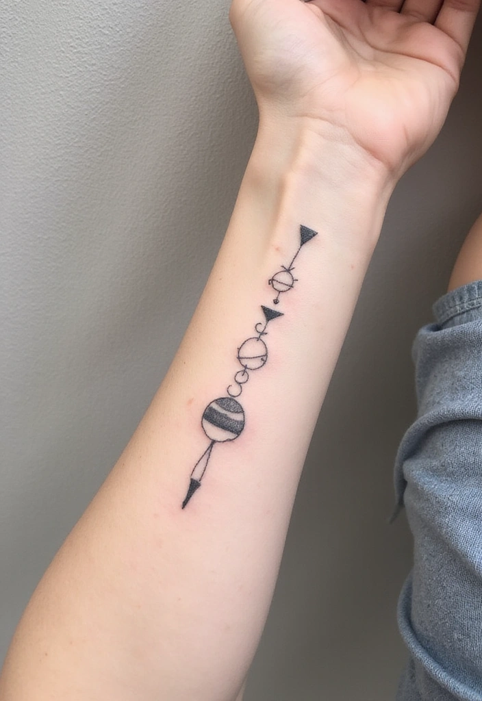 25 Trendy Small Tattoos That Everyone Will Be Talking About This Year! - 2. Minimalist Geometric Shapes