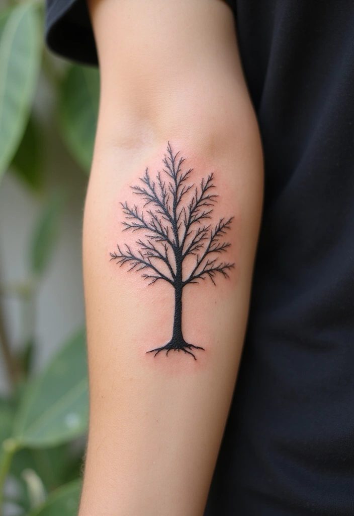 25 Trendy Small Tattoos That Everyone Will Be Talking About This Year! - 20. Nature Silhouettes