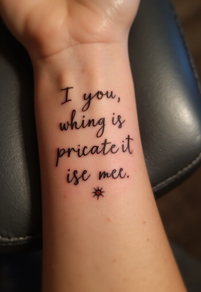 25 Trendy Small Tattoos That Everyone Will Be Talking About This Year! - 5. Inspirational Quotes