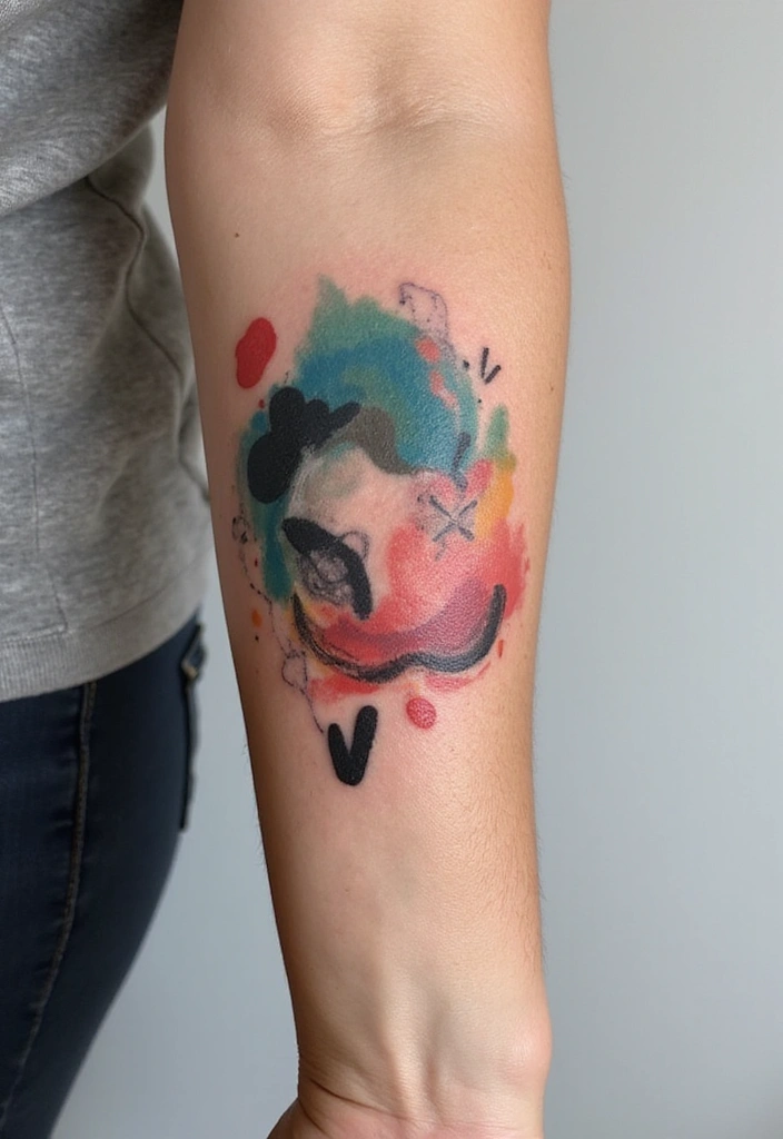 26 Fashionable Arm Tattoos for Women That Are Perfect for Every Occasion! - 10. Abstract Art