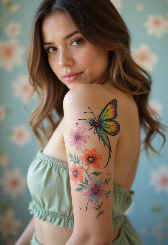 26 Fashionable Arm Tattoos for Women That Are Perfect for Every Occasion! - 17. Ethereal Fairies