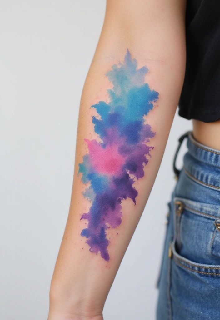 26 Fashionable Arm Tattoos for Women That Are Perfect for Every Occasion! - 6. Watercolor Tattoos