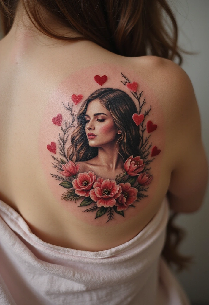 26 Goddess Complex Tattoos That Channel Pure Divine Energy - 14. The Goddess of Love: Heart and Soul