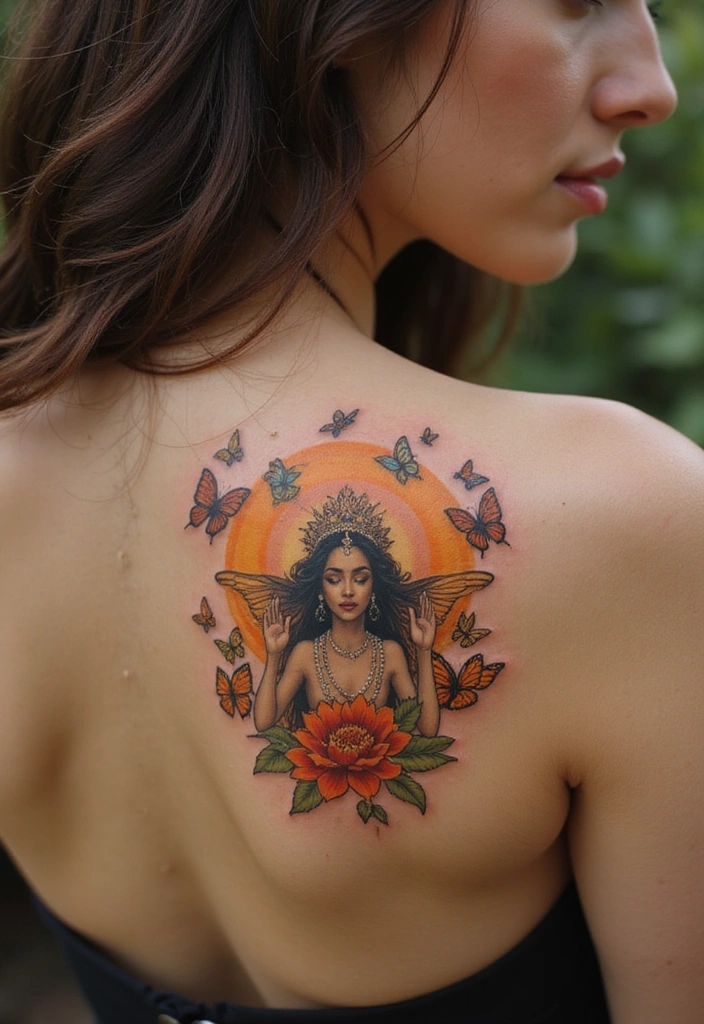 26 Goddess Complex Tattoos That Channel Pure Divine Energy - 22. The Goddess of Transformation: Embracing Change