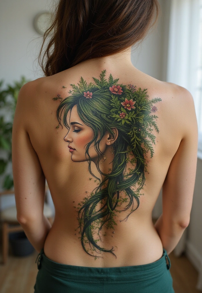 26 Goddess Complex Tattoos That Channel Pure Divine Energy - 3. The Earth Goddess: Connection to Nature