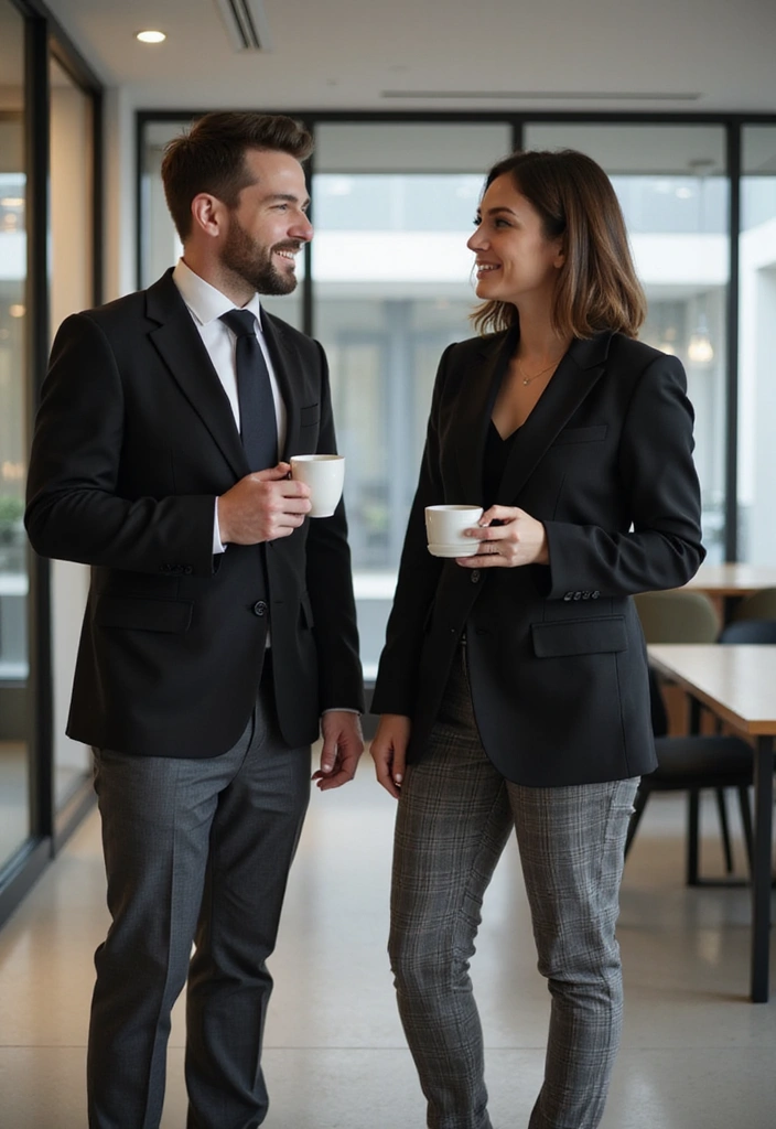 26 Seeing Double Outfit Trends That Turn Twinning Into Art - 12. Office Ready