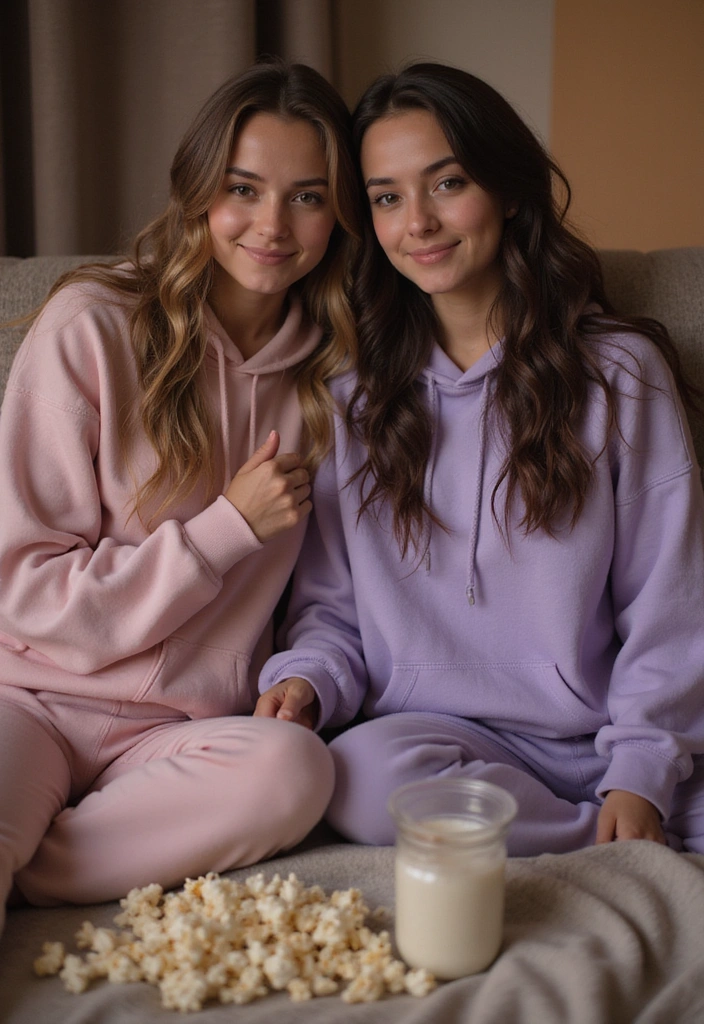 26 Seeing Double Outfit Trends That Turn Twinning Into Art - 15. Matching Loungewear