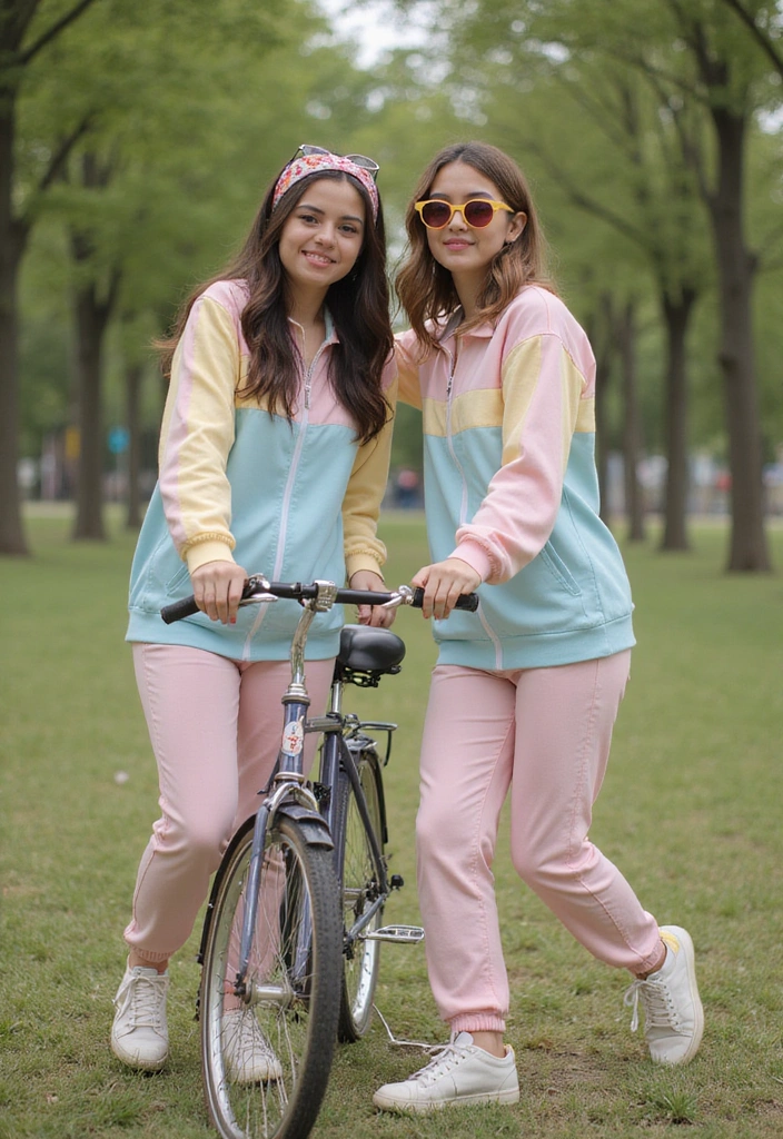 26 Seeing Double Outfit Trends That Turn Twinning Into Art - 18. Retro Sports
