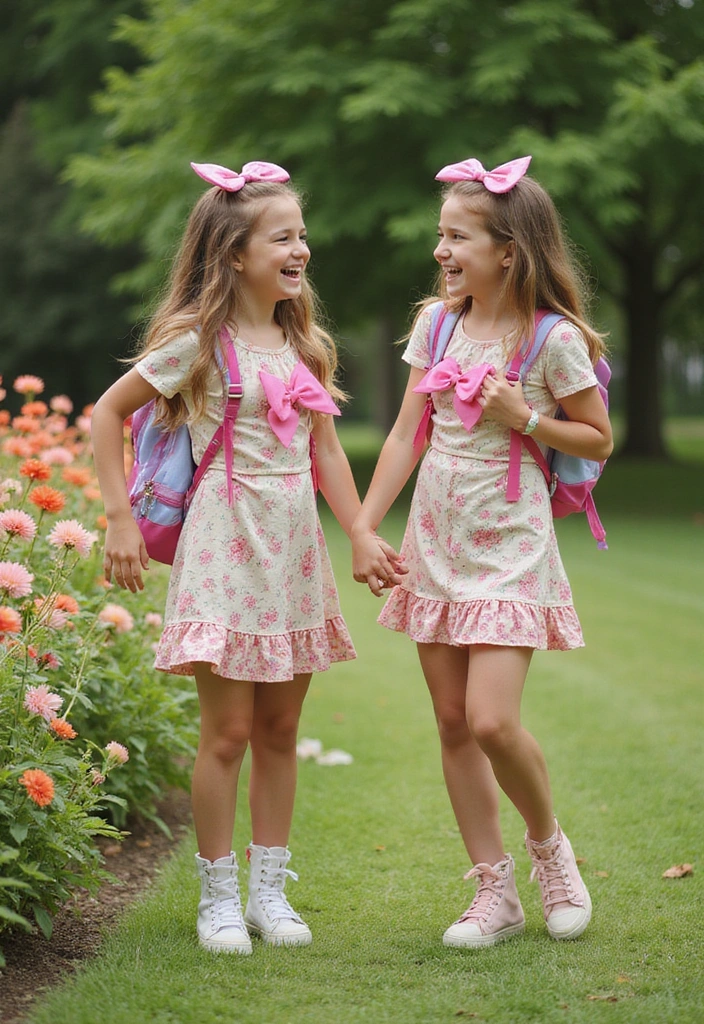 26 Seeing Double Outfit Trends That Turn Twinning Into Art - 20. Whimsical Accessories