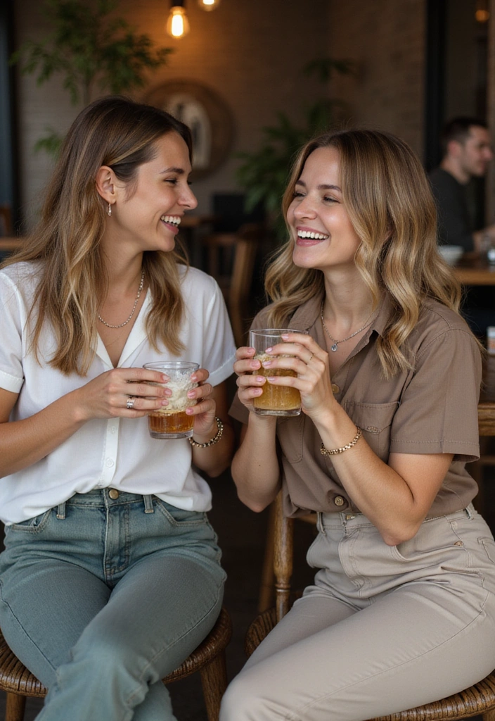 26 Seeing Double Outfit Trends That Turn Twinning Into Art - 7. Casual Chic