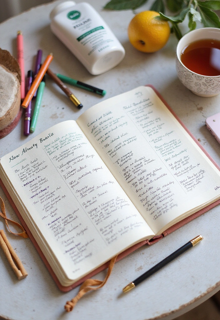 26 Wellness Tips to Enhance Your Beauty Routine (You Won't Believe #5!) - 11. Keep a Beauty Journal