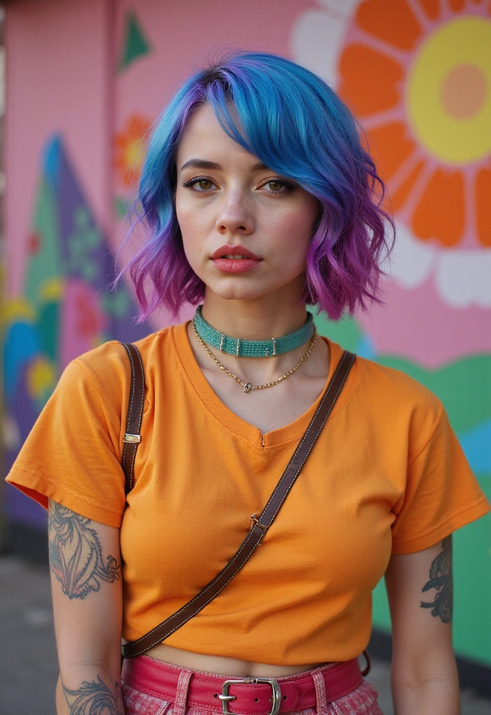 27 Celebrity-Inspired Short Hair Ideas for Women to Try Now! - 15. Bold Color: Inspired by Billie Eilish