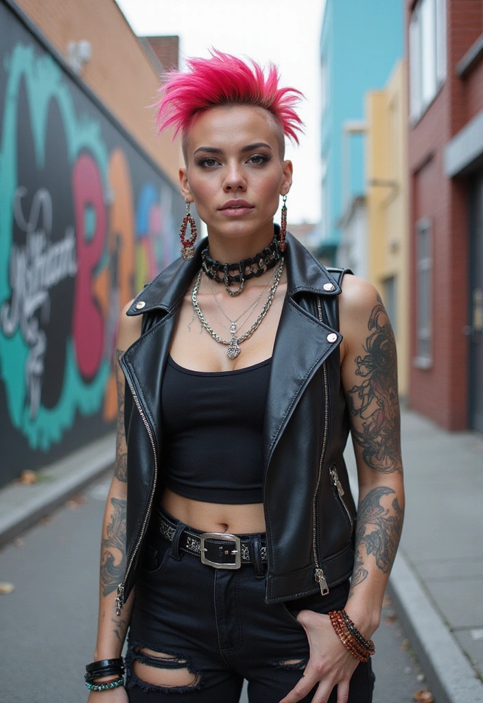 27 Celebrity-Inspired Short Hair Ideas for Women to Try Now! - 25. Funky Mohawk: Inspired by Pink