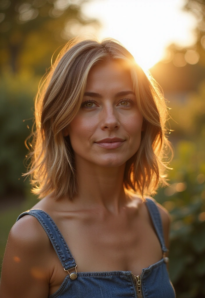 27 Celebrity-Inspired Short Hair Ideas for Women to Try Now! - 3. The Shaggy Lob: Inspired by Jennifer Aniston
