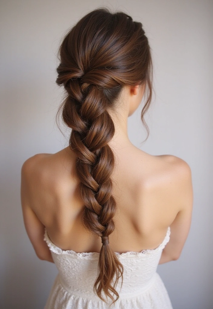 27 Fish Tail Braid Ideas That Will Make You the Trendsetter of the Season! - 11. Side Fishtail Braid
