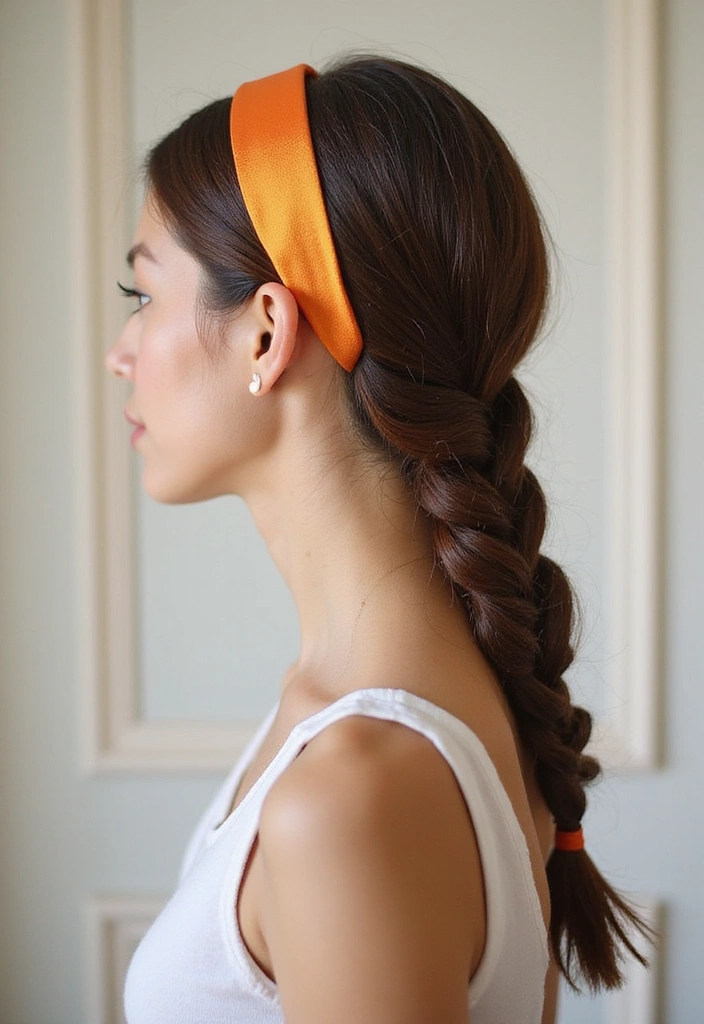 27 Fish Tail Braid Ideas That Will Make You the Trendsetter of the Season! - 12. Fishtail Braid with a Headband