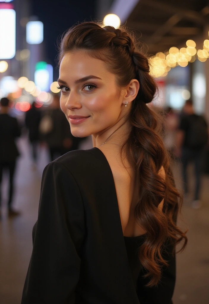 27 Fish Tail Braid Ideas That Will Make You the Trendsetter of the Season! - 26. Fishtail Braid with Twisted Sections