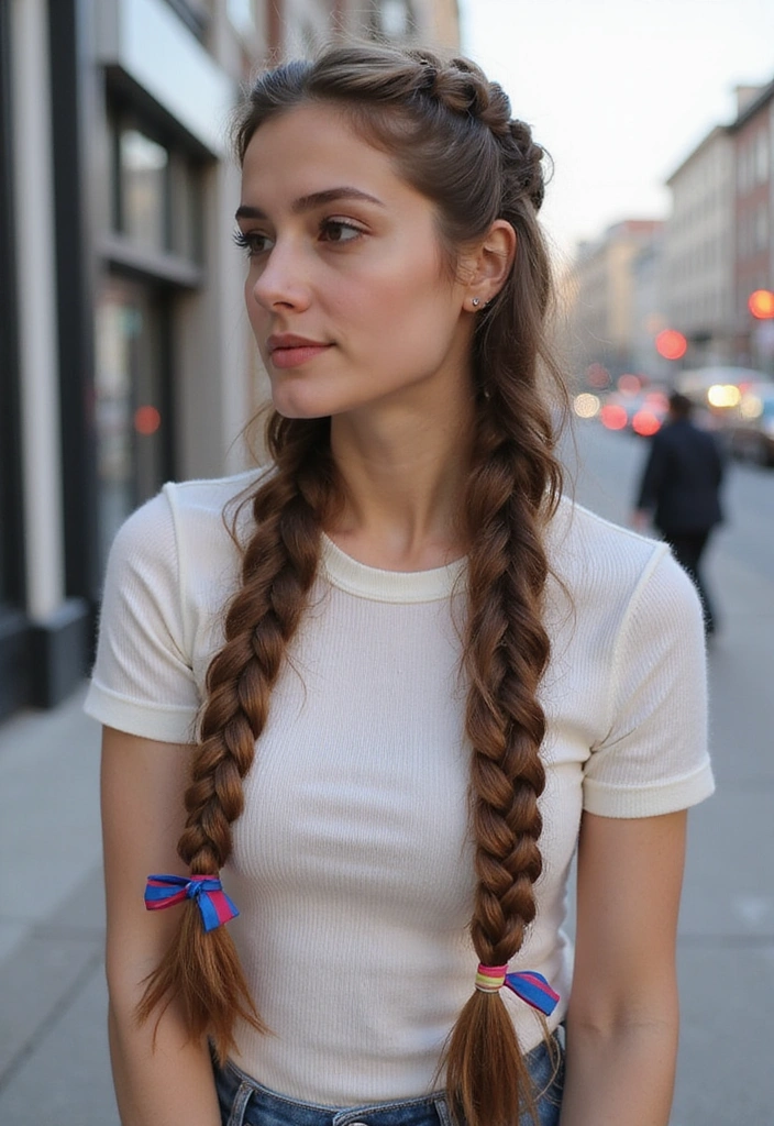 27 Fish Tail Braid Ideas That Will Make You the Trendsetter of the Season! - 3. Double Fish Tail Braid