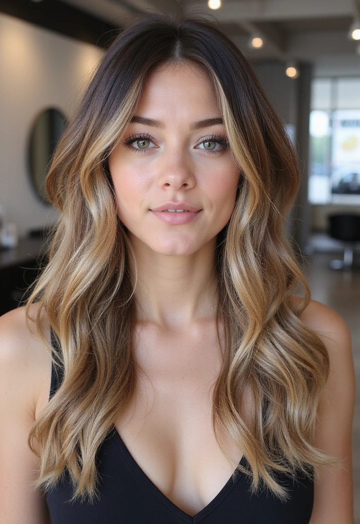 27 Gorgeous Butterfly Haircuts with Layers You Can't Miss! - 13. Layered Hair with Highlights and Lowlights