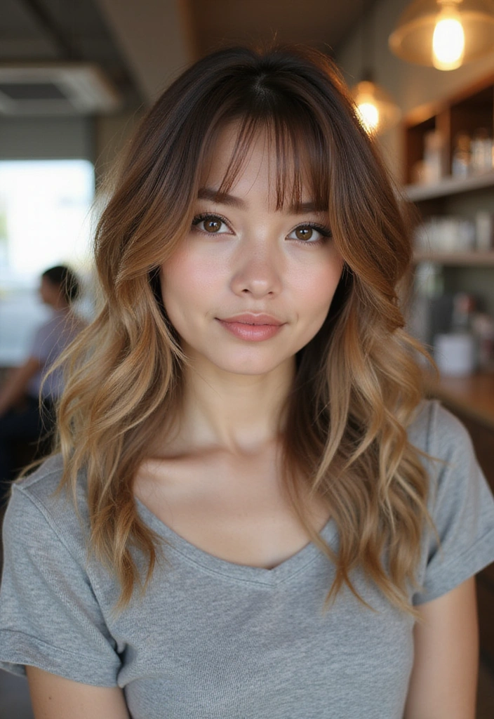 27 Gorgeous Butterfly Haircuts with Layers You Can't Miss! - 19. Butterfly Layers with Textured Ends