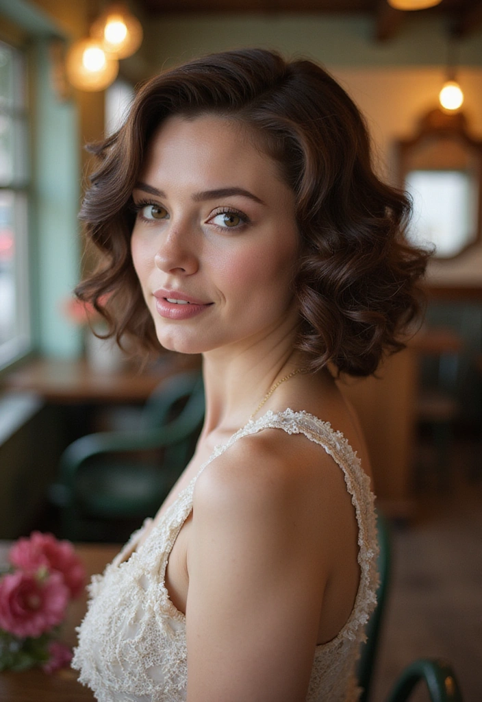 27 Gorgeous Butterfly Haircuts with Layers You Can't Miss! - 27. Butterfly Layers with Vintage Flair
