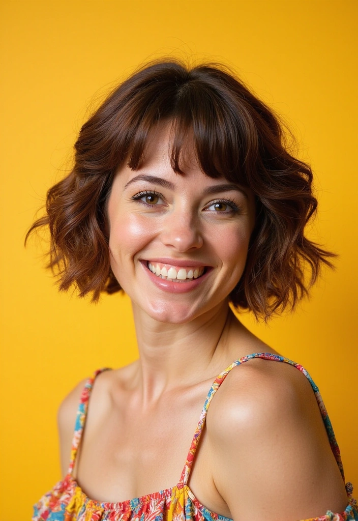 27 Gorgeous Butterfly Haircuts with Layers You Can't Miss! - 6. Cute Bob with Layered Ends