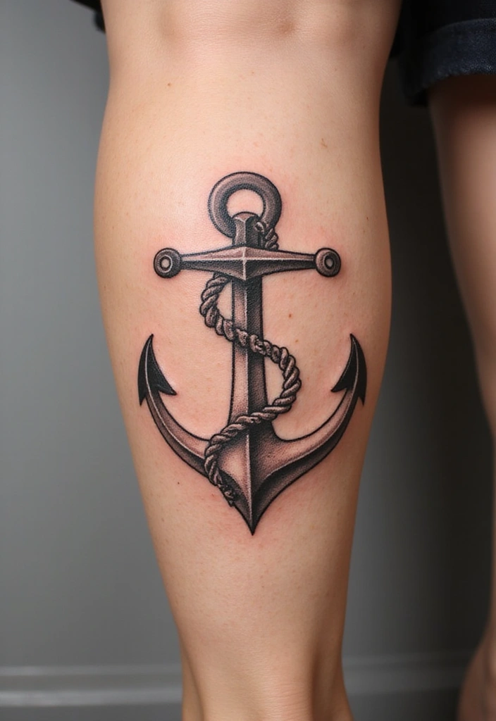 27 Leg Tattoos Ideas for Women That Are Works of Art on Skin! - 15. Symbolic Designs