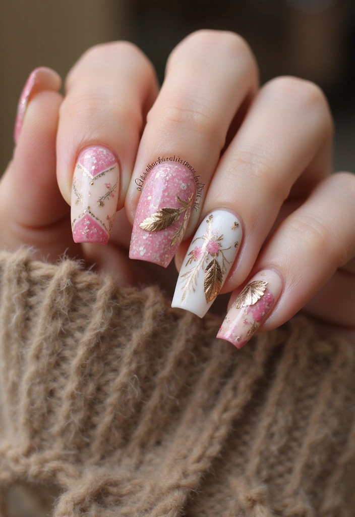 27 Pickle Fix Nails That Are Quirky, Fun, and Totally Unexpected - 19. Bohemian Bliss