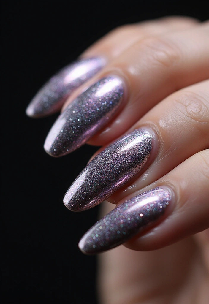 27 Pickle Fix Nails That Are Quirky, Fun, and Totally Unexpected - 19. Magical Metallics