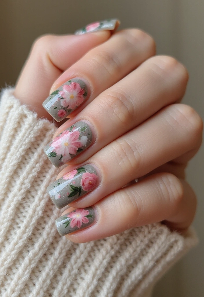 27 Pickle Fix Nails That Are Quirky, Fun, and Totally Unexpected - 9. Vintage Vibes