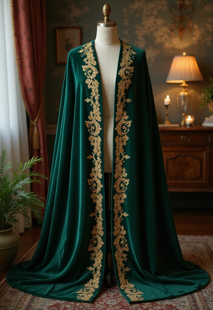 27 Rococo Revival Fashion That Screams Drama and Decadence - 16. Majestic Capes and Cloaks