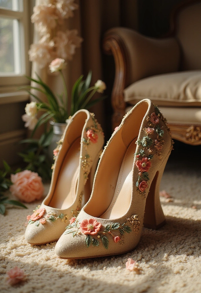 27 Rococo Revival Fashion That Screams Drama and Decadence - 20. Whimsical Footwear with a Twist