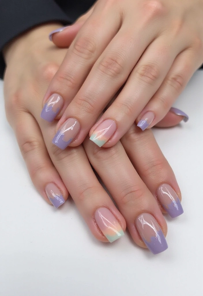 27 Trendy Acrylic Nail Ideas for Long Nails That Are Totally Must-Haves! - 22. Ombre French Tips