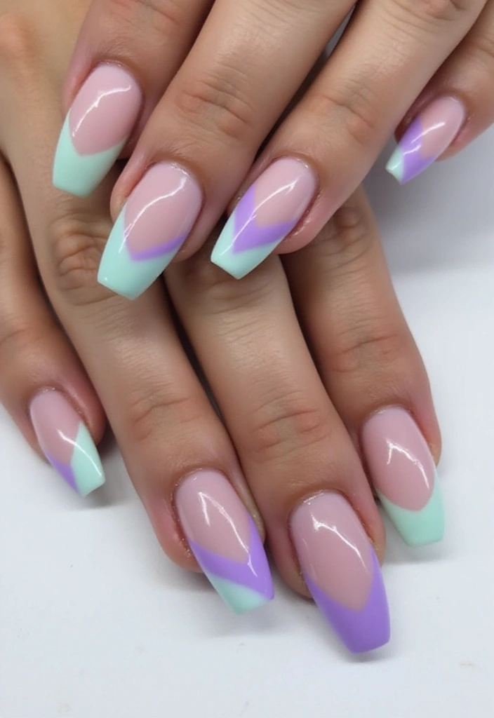 27 Trendy Acrylic Nail Ideas for Long Nails That Are Totally Must-Haves! - 7. Classic French Twist