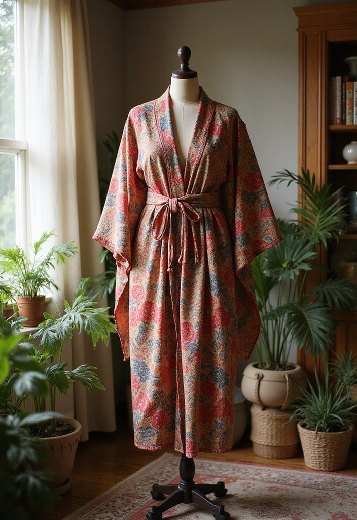 28 Castlecore Outfits That’ll Make You Feel Like Royalty - 20. Vintage-Inspired Kimonos
