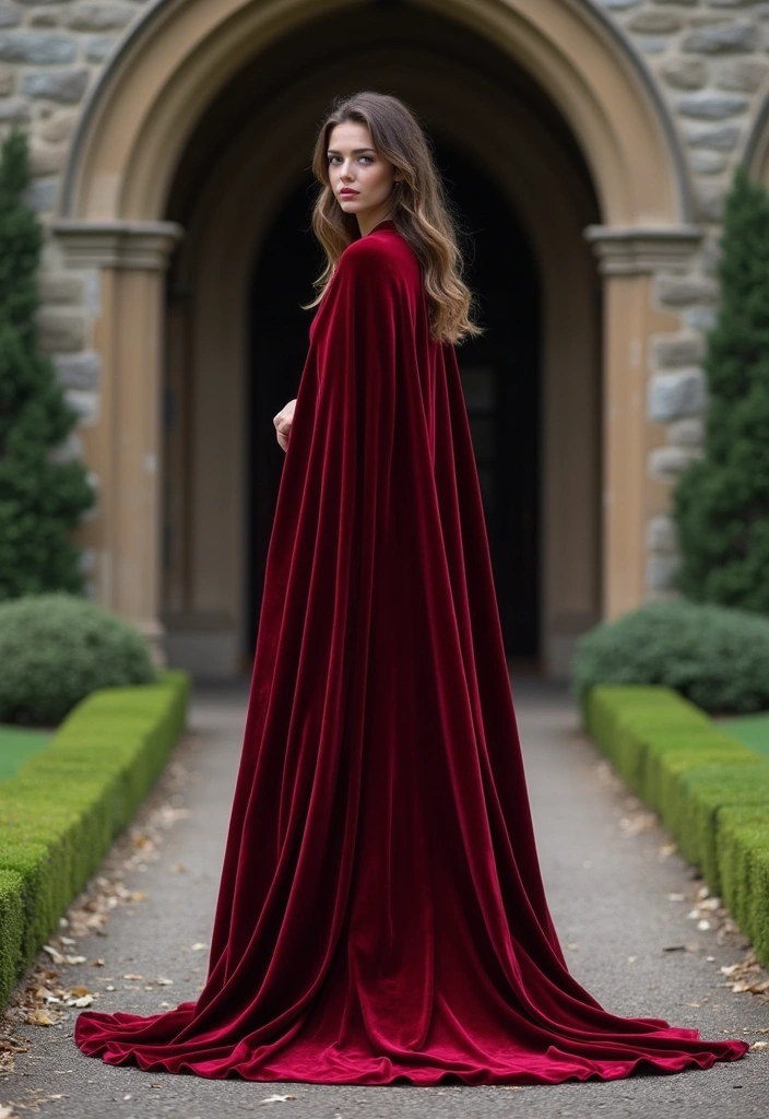 28 Castlecore Outfits That’ll Make You Feel Like Royalty - 8. Fairytale Capes