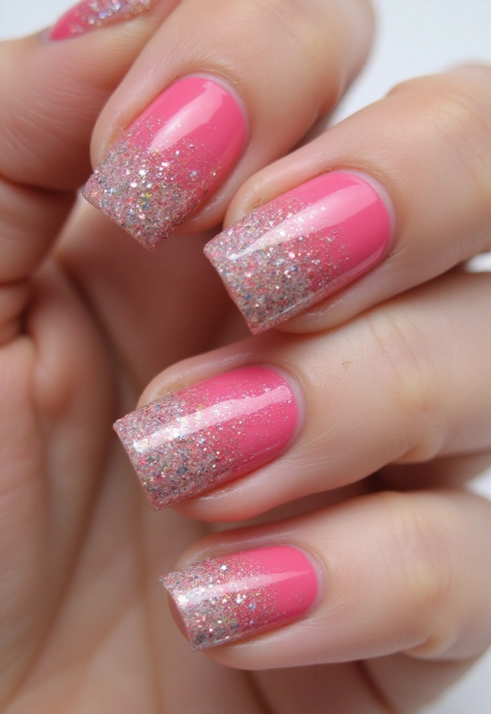 28 Chic Nail Art Ideas That Will Make Everyone Ask 'Who Did Your Nails?' - 17. Gradient Glitter