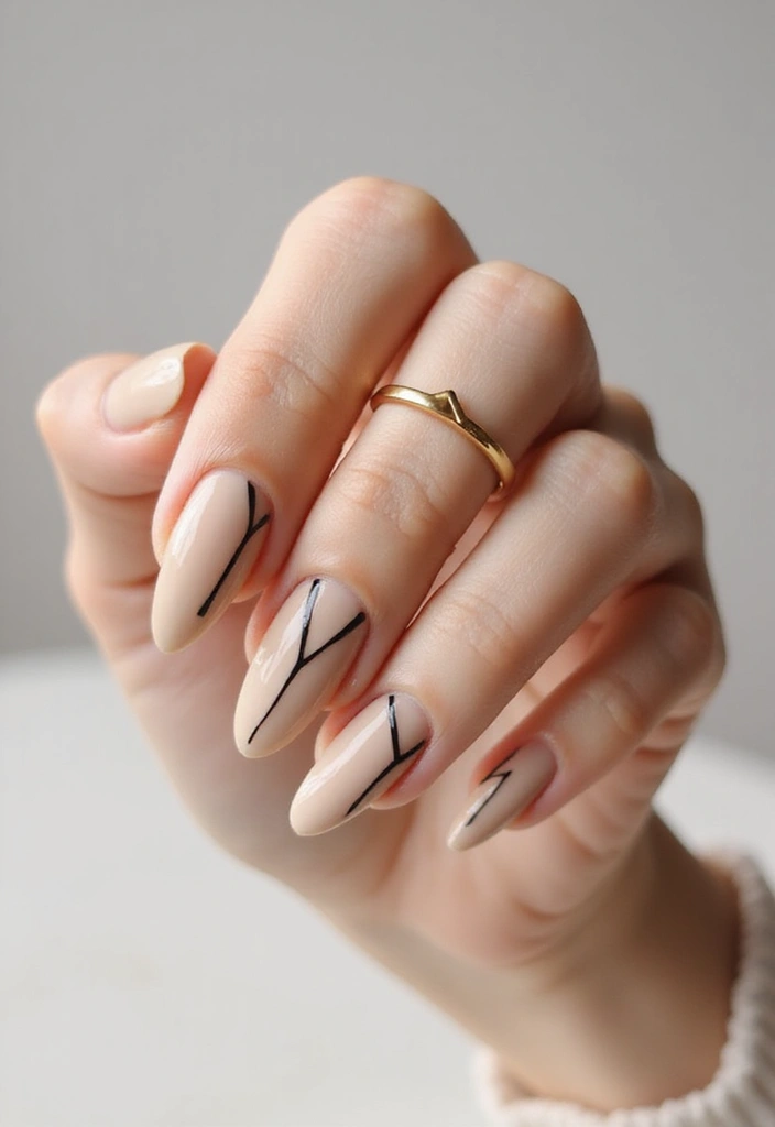 28 Chic Nail Art Ideas That Will Make Everyone Ask 'Who Did Your Nails?' - 2. Minimalist Line Art