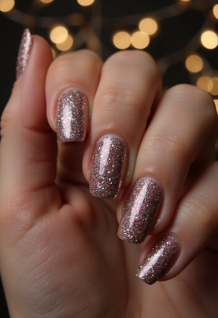 28 Chic Nail Art Ideas That Will Make Everyone Ask 'Who Did Your Nails?' - 4. Glitter Glam