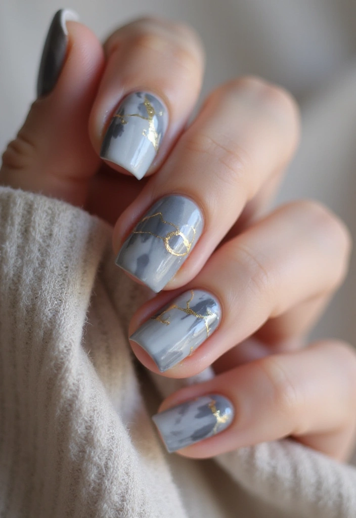 28 Chic Nail Art Ideas That Will Make Everyone Ask 'Who Did Your Nails?' - 5. Marble Magic