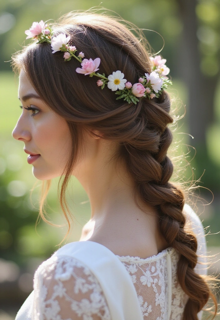 28 Cute Easy Hairstyles That'll Make You Look Fabulous in Minutes! - 2. Braided Crown