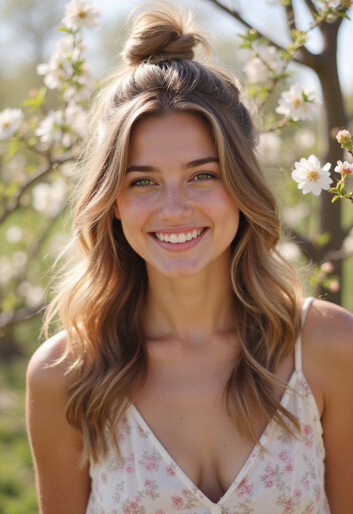 28 Cute Easy Hairstyles That'll Make You Look Fabulous in Minutes! - 4. Half Up, Half Down