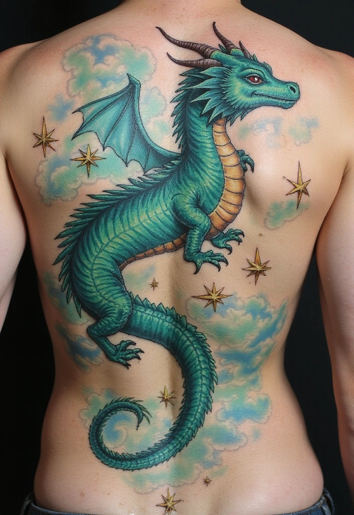 28 Lower Back Tattoos for Women That Are Bold and Beautiful! - 19. Fantasy Elements
