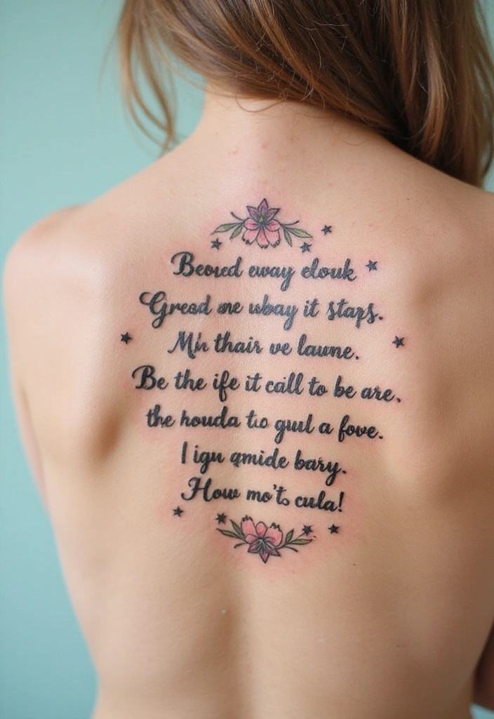 28 Lower Back Tattoos for Women That Are Bold and Beautiful! - 23. Movie and Book References